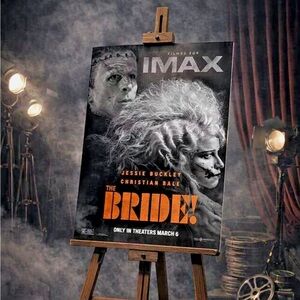 🎬⚡THE BRIDE (2026) 17x25 Poster AMC IMAX Exclusive RARE Original⚡🎬